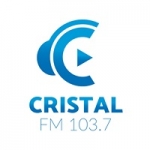 Logo da emissora Radio Cristal 103.7 FM