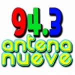 Logo da emissora Radio Antena Nueve 94.3 FM