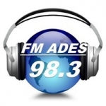 Logo da emissora Radio Ades 98.3 FM