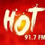Logo da emissora Radio Hot 91.7 FM