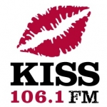 Logo da emissora Radio Kiss 106.1 FM