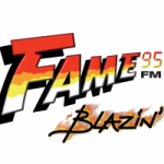 Logo da emissora Radio Fame 95.7 FM