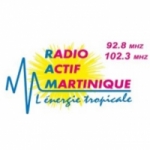 Logo da emissora Radio Actif Martinique 92.8 FM