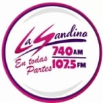 Logo da emissora Radio La Sandino 740 AM 107.5 FM