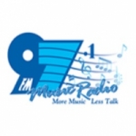 Logo da emissora Music Radio 97.1 FM