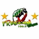 Logo da emissora Radio Freedom 106.5 FM