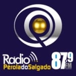 Logo da emissora Rádio Pérola do Salgado 87.9 FM