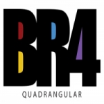 Logo da emissora Rádio BR4 Quadrangular