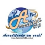 Logo da emissora Rádio Acreditar 87.9 FM