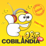 Logo da emissora Rádio Cobilândia 98.5 FM