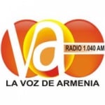 Logo da emissora Radio La Voz de Armenia 1040 AM