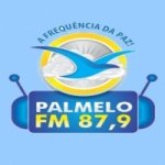 Logo da emissora Rádio Palmelo 87.9 FM