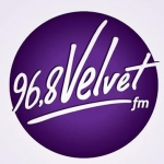 Logo da emissora Radio Velvet 96.8 FM