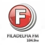 Logo da emissora Rádio Filadelfia 104.9 FM