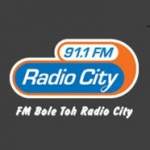 Logo da emissora Radio City 91.1 FM