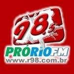 Logo da emissora Rádio Pró-Rio 98.5 FM