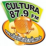 Logo da emissora Rádio Cultura 87.9 FM