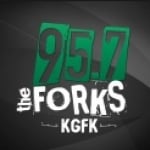 Logo da emissora KGFK 95.7 FM