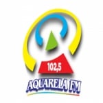 Logo da emissora Rádio Aquarela 102.5 FM