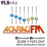 Logo da emissora Radio Acaraú 91.5 FM