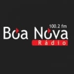 Logo da emissora Rádio Boa Nova 100.2 FM