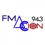 Logo da emissora Radio Accion 94.3 FM