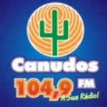 Logo da emissora Rádio Canudos 104.9 FM