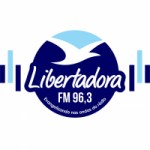 Logo da emissora Rádio Libertadora 96.3 FM