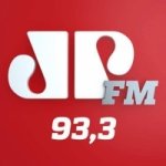 Logo da emissora Rádio Jovempan 93.3 FM