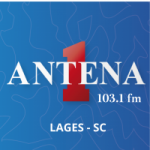 Logo da emissora Rádio Antena 1 103.1 FM