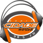 Logo da emissora Rádio Cidade Morena 98.5 FM