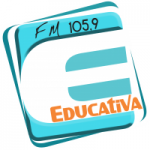 Logo da emissora Rádio Educativa 105.9 FM