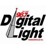 Logo da emissora Rádio Digital Light 98.7 FM