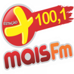 Logo da emissora Rádio Mais 100.1 FM