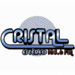 Logo da emissora Radio Cristal 105.6 FM