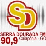 Logo da emissora Rádio Serra Dourada 90.9 FM