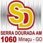 Logo da emissora Rádio Serra Dourada 1060 AM