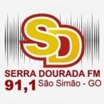 Logo da emissora Rádio Serra Dourada 91.1 FM