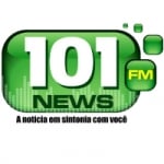 Logo da emissora Rádio 101 News FM