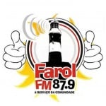 Logo da emissora Rádio Farol 87.9 FM