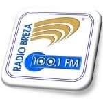 Logo da emissora Rádio Breza 100.1 FM