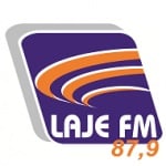Logo da emissora Rádio Laje 87.9 FM