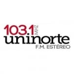 Logo da emissora Radio Uninorte 103.1 FM