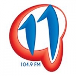 Logo da emissora Radio 11Q 104.9 FM