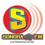 Logo da emissora Rádio Sonora 98.7 FM