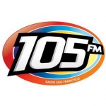 Logo da emissora Rádio 105 FM