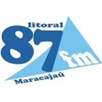 Logo da emissora Rádio Litoral 87.9 FM