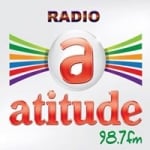 Logo da emissora Rádio Atitude 98.7 FM