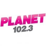 Logo da emissora KKPN Planet 102.3 FM