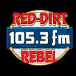 Logo da emissora KJDL 105.3 FM The Red Dirt Rebel